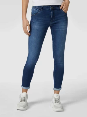 Jeansy skrócone o kroju super skinny fit z dodatkiem streczu model ‘Lexy’ Mavi Jeans