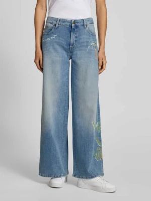 Jeansy skrócone z wpuszczanymi kieszeniami model ‘LILLIE’ CAMBIO