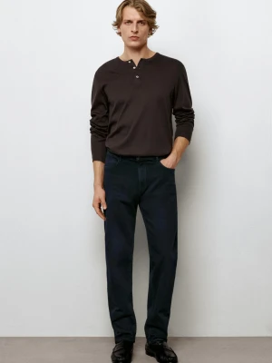 Jeansy Slim - Ciemnoniebieski - Massimo Dutti - Male