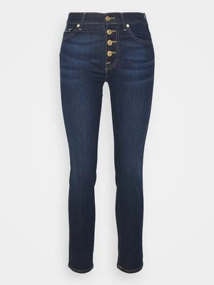 Jeansy Slim Fit 7 For All Mankind granatowy