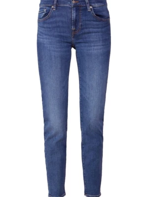 Jeansy Slim Fit 7 For All Mankind ciemnoniebieski