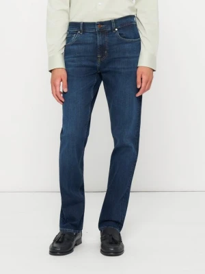 Jeansy Slim Fit 7 For All Mankind granatowy