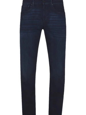 Jeansy Slim Fit 7 For All Mankind granatowy