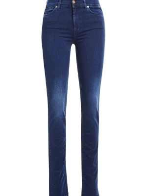 Jeansy Slim Fit 7 For All Mankind granatowy