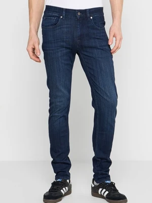 Jeansy Slim Fit 7 For All Mankind granatowy