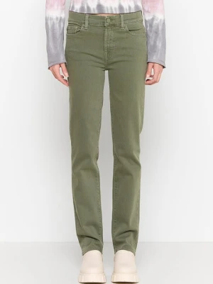 Jeansy Slim Fit 7 For All Mankind zielony