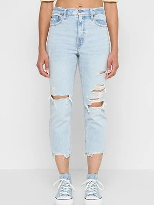 Jeansy Slim Fit Abercrombie & Fitch jasnoniebieski
