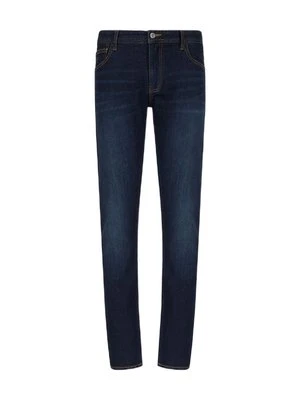 Jeansy Slim Fit Armani Exchange ciemnoniebieski