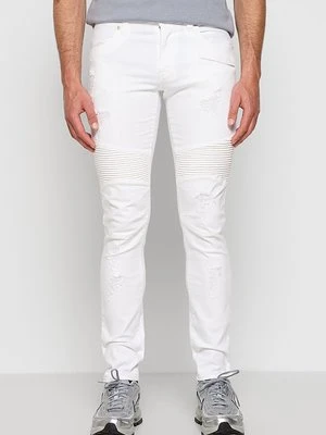 Jeansy Slim Fit Armani Exchange biały