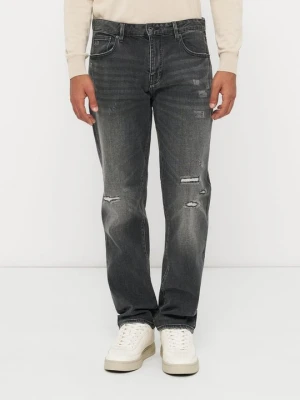 Jeansy Straight Leg Armani Exchange szary