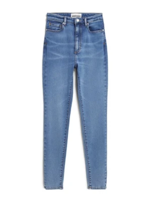 Jeansy Slim Fit ARMEDANGELS jasnoniebieski