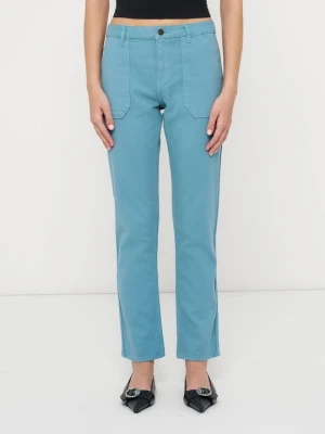 Jeansy Slim Fit Ba&sh niebieski