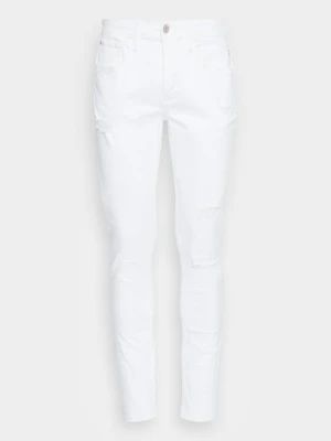 Jeansy Slim Fit Blend biały