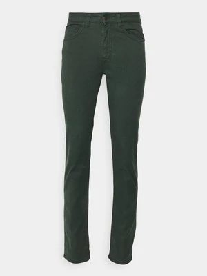 Jeansy Slim Fit Boglioli ciemnozielony