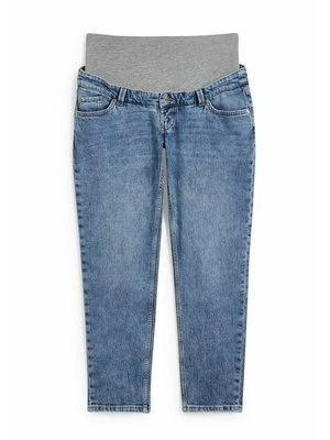 Jeansy Slim Fit C&A jasnoniebieski denim