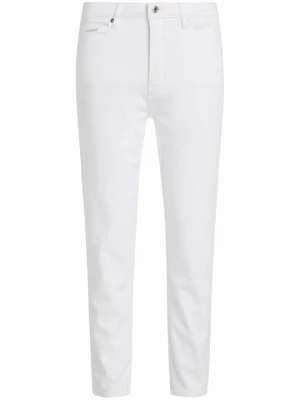 Jeansy Slim Fit Calvin Klein biały