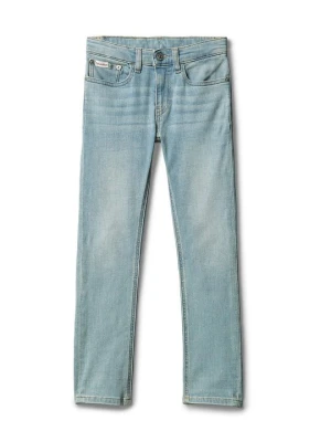 Jeansy Slim Fit Calvin Klein Jeans niebieski denim