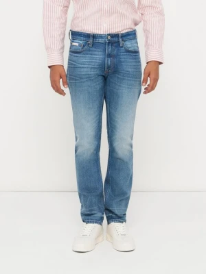 Jeansy Slim Fit Calvin Klein Jeans zielony