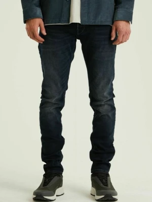 Jeansy Slim Fit CHASIN' granatowy