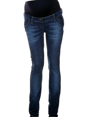 Jeansy Slim Fit Christoff ciemnoniebieski