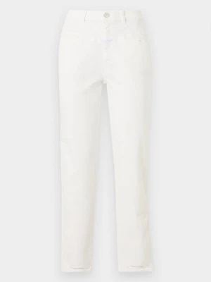 Jeansy Slim Fit Closed biały