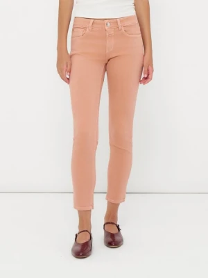 Jeansy Slim Fit Closed czerwony