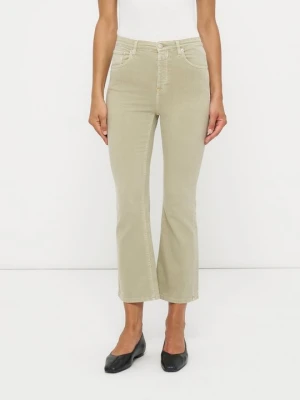 Jeansy Slim Fit Closed jasnozielony