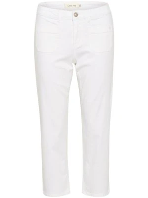 Jeansy Slim Fit Cream biały