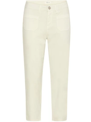 Jeansy Slim Fit Cream beżowy