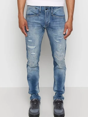 Jeansy Slim Fit Denham niebieski