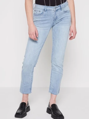Jeansy Slim Fit Denham niebieski