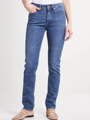 Jeansy Slim Fit Denham niebieski