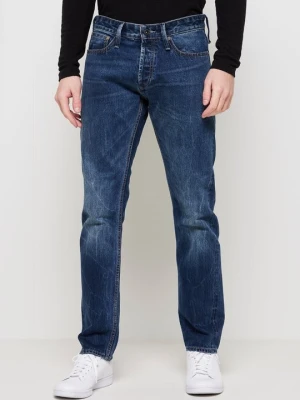 Jeansy Slim Fit Denham niebieski