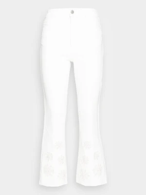 Jeansy Slim Fit Desigual biały