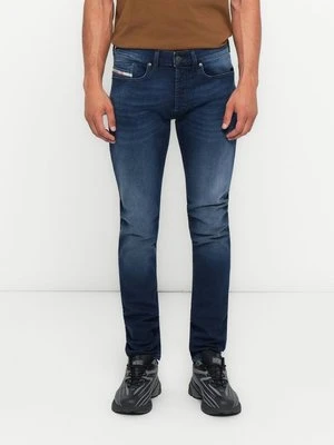 Jeansy Slim Fit Diesel czerwony