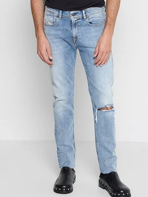 Jeansy Slim Fit Diesel niebieski denim