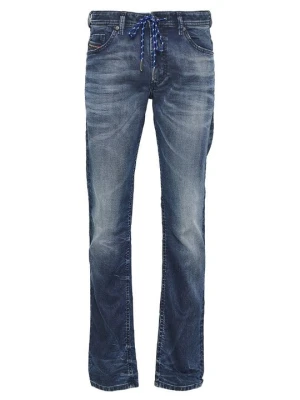 Jeansy Slim Fit Diesel granatowy