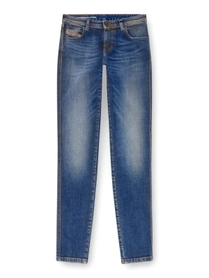 Jeansy Slim Fit Diesel granatowy