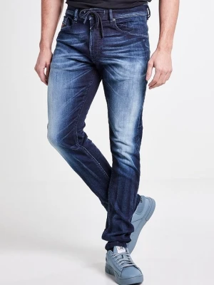 Jeansy Slim Fit Diesel niebieski denim