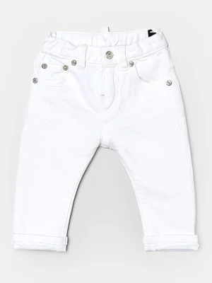 Jeansy Slim Fit Dsquared2 biały