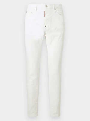 Jeansy Slim Fit Dsquared2 biały
