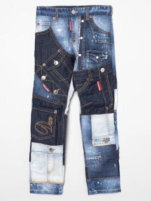 Jeansy Slim Fit Dsquared2 niebieski