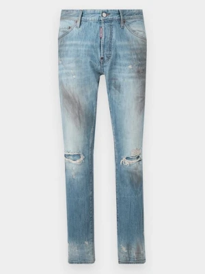 Jeansy Slim Fit Dsquared2 niebieski denim
