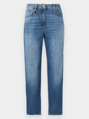 Jeansy Slim Fit Elisabetta Franchi niebieski denim