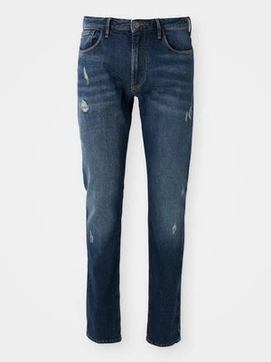 Jeansy Slim Fit Emporio Armani niebieski denim