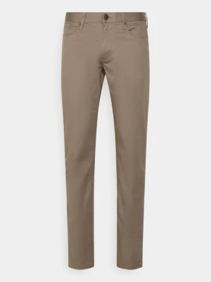 Jeansy Slim Fit Emporio Armani brązowy