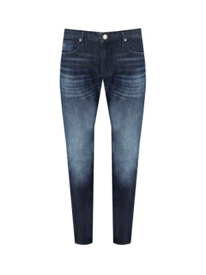 Jeansy Slim Fit Emporio Armani niebieski denim