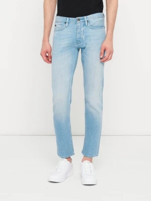 Jeansy Slim Fit Emporio Armani niebieski denim