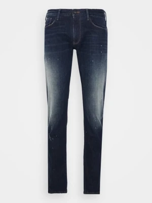 Jeansy Slim Fit Emporio Armani niebieski denim