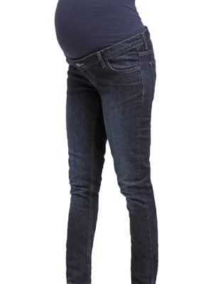 Jeansy Slim Fit Esprit ciemnoniebieski